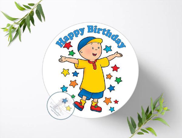 Caillou Tortenaufleger Ø 20cm, 0635w